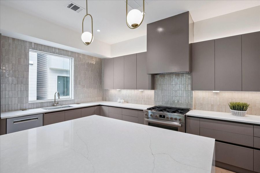 Furnished interior view inside a new home in , Houston (Image 9).