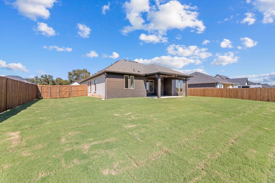 Exterior details and patio area of a home in Fair Oaks, Bridgeport (Image 24).