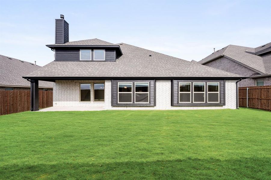 Exterior details and patio area of a home in Ridge Ranch Classic 60, Mesquite (Image 3).