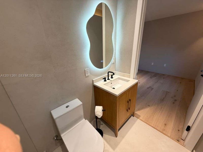 Furnished interior view inside a new home in , Miami (Image 16).