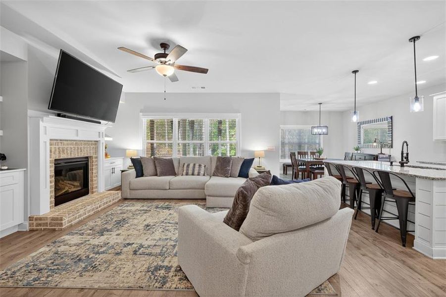 Furnished interior view inside a new home in Calgary Downs, Winder (Image 33). Furnished interior view inside a new home in Calgary Downs, Winder (Image 33).
