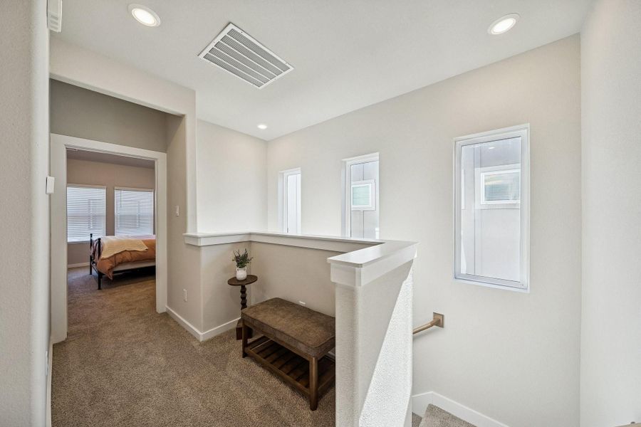Furnished interior view inside a new home in Spring Brook Village - City Series, Houston (Image 16).