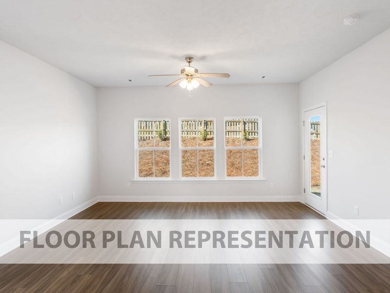 Spacious, unfurnished interior of a new home in Windsor, North Augusta (Image 9). Spacious, unfurnished interior of a new home in Windsor, North Augusta (Image 9).