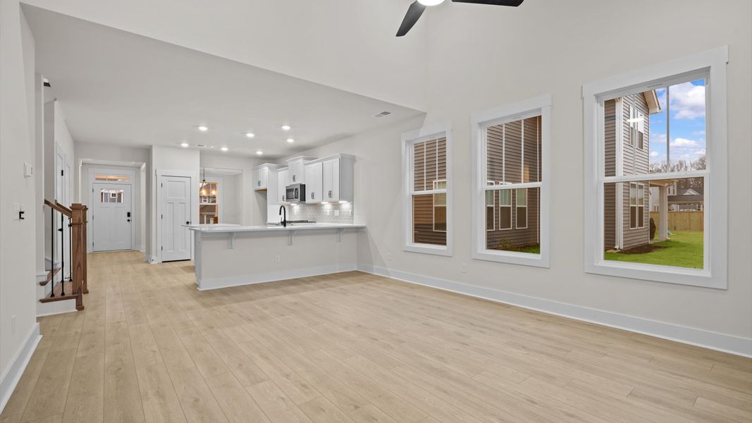 Furnished interior view inside a new home in Fox Hollow, Spartanburg (Image 12). Furnished interior view inside a new home in Fox Hollow, Spartanburg (Image 12).