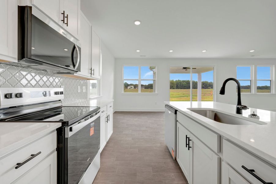 Furnished interior view inside a new home in McAlister Creek, Clayton (Image 7).