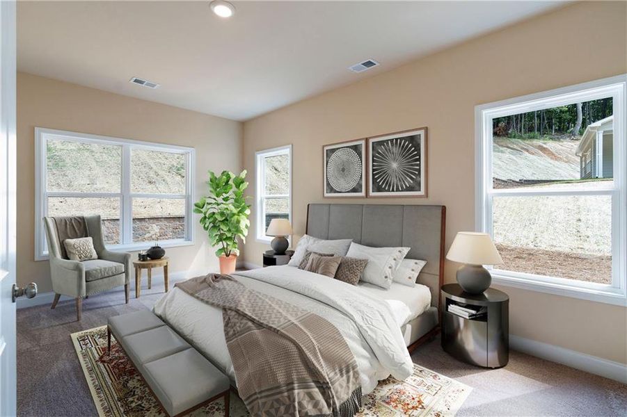 Furnished interior view inside a new home in , Waleska (Image 4).