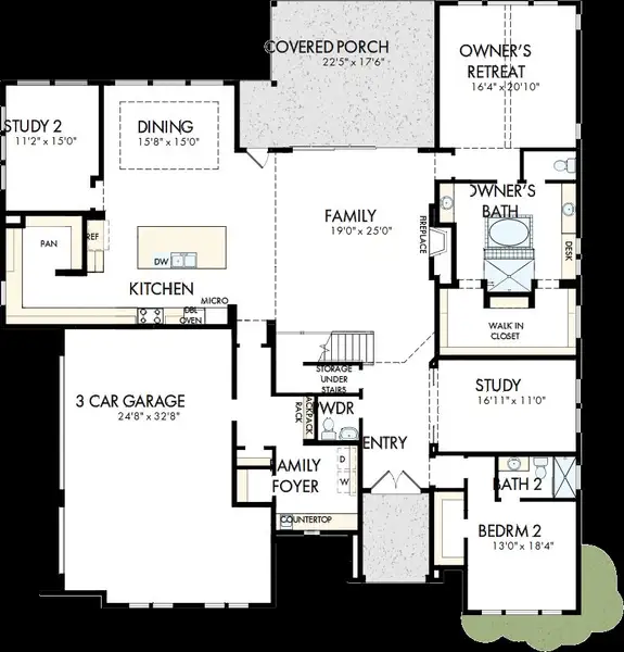 2D floor plan layout of this home in Whyburn Estate Series, Flower Mound, TX (Image 2). 2D floor plan layout of this home in Whyburn Estate Series, Flower Mound, TX (Image 2).
