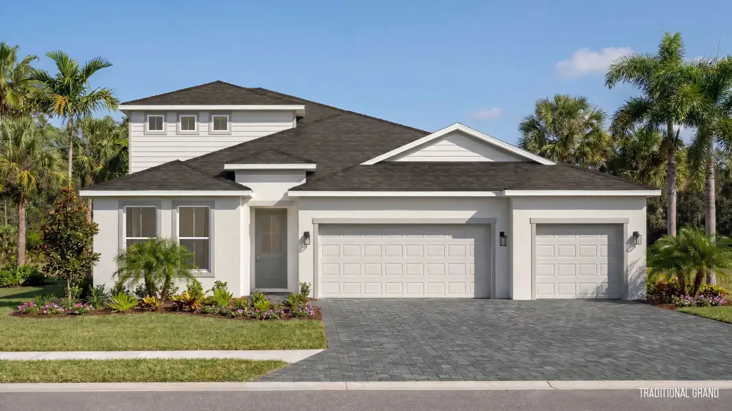 The Traditional Elevation with Second Story