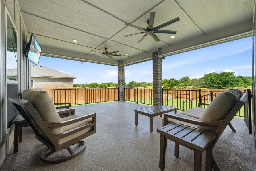 Exterior details and patio area of a home in , Temple (Image 3). Exterior details and patio area of a home in , Temple (Image 3).
