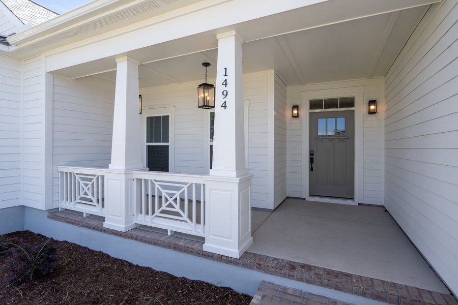 Representative exterior details of a home built from the Claremont by Bill Clark Homes in The Sanctuary at Sunset Beach, Sunset Beach (Image 3). Representative exterior details of a home built from the Claremont by Bill Clark Homes in The Sanctuary at Sunset Beach, Sunset Beach (Image 3).