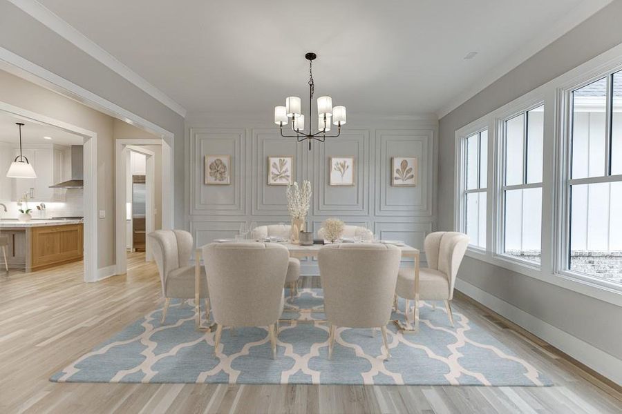 Furnished interior view inside a new home in , Cumming (Image 2).