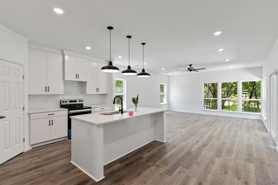 Furnished interior view inside a new home in , DeSoto (Image 6). Furnished interior view inside a new home in , DeSoto (Image 6).