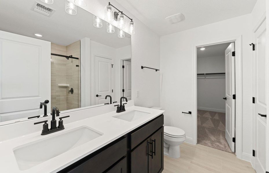 Furnished interior view inside a new home in Patterson Ranch, Georgetown (Image 7).