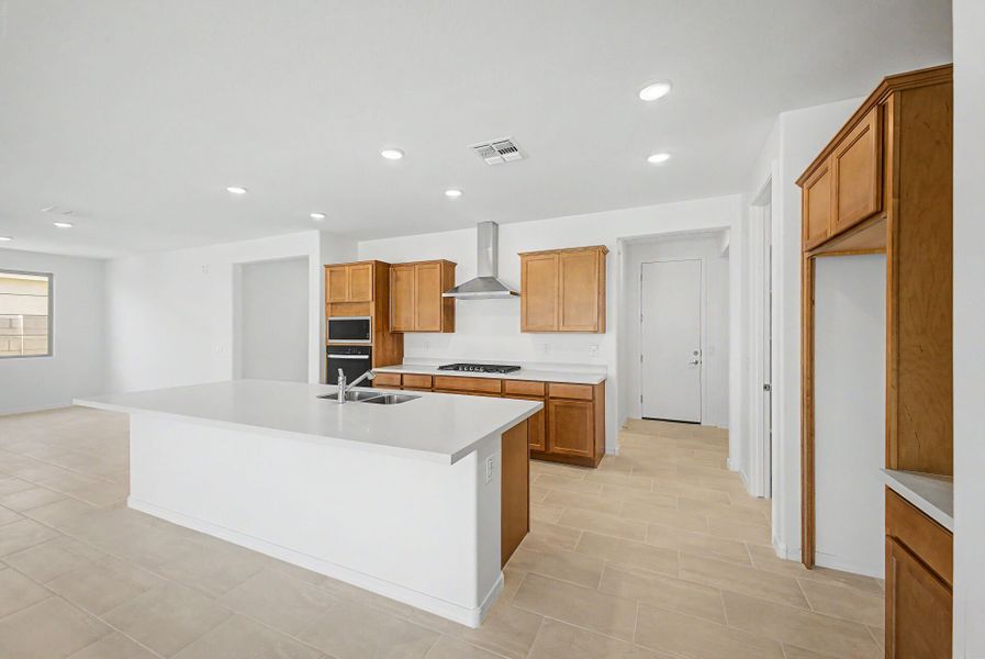 Furnished interior view inside a new home in Las Ventanas, Goodyear (Image 2).