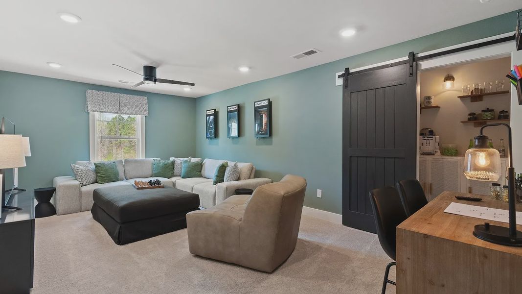 Furnished interior view inside a new home in Riverbend Overlook, Fayetteville (Image 18).