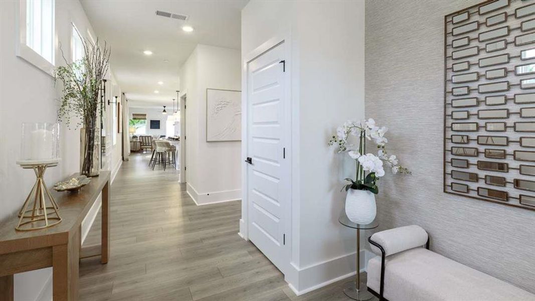 Furnished interior view inside a new home in The Village at Sandy Plains, Marietta (Image 16).