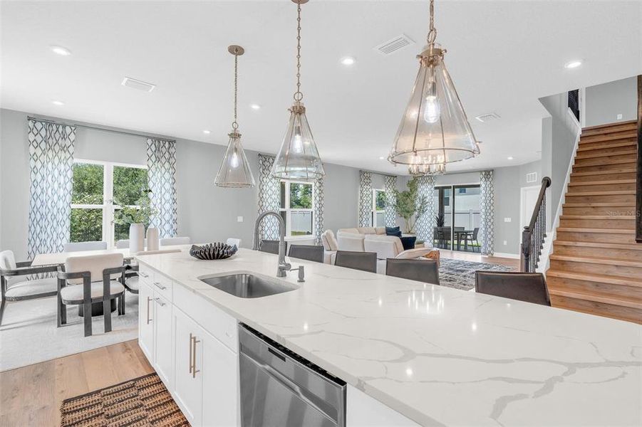 Furnished interior view inside a new home in Bella Terra, Clermont (Image 37).