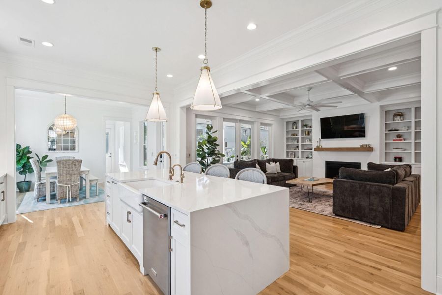 Furnished interior view inside a new home in , Mount Pleasant (Image 36).