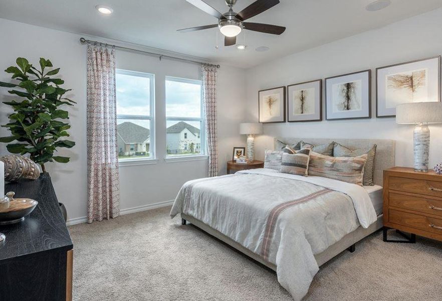 Furnished interior view inside a new home in Emory Crossing 40s, Hutto (Image 6).