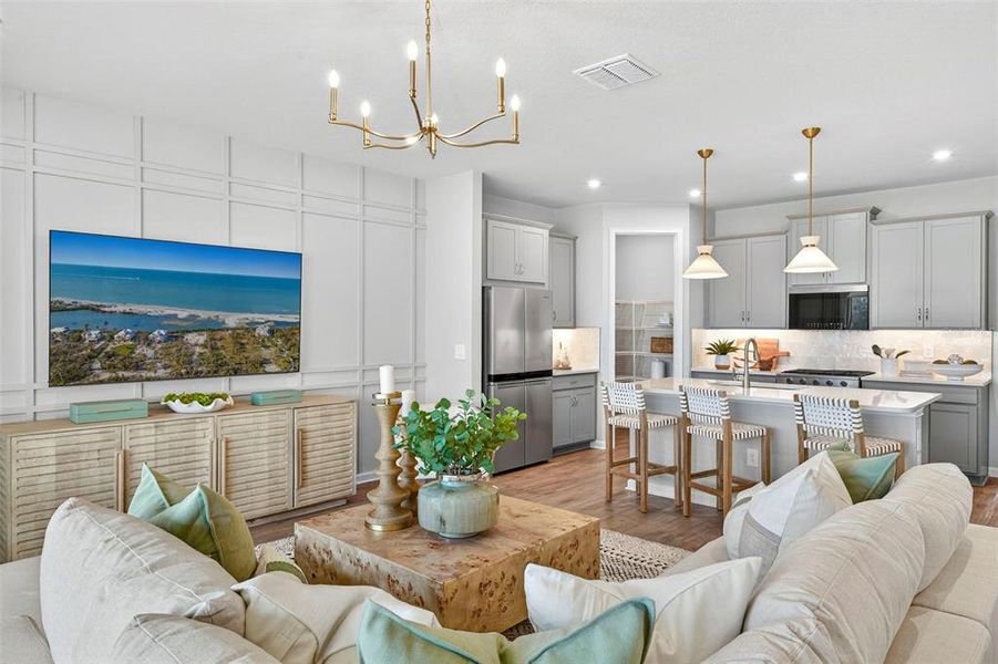 Furnished interior view inside a new home in Crosswind Ranch, Parrish (Image 12). Furnished interior view inside a new home in Crosswind Ranch, Parrish (Image 12).