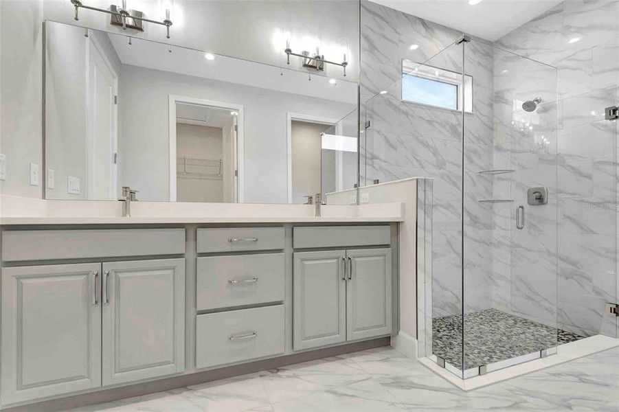 Furnished interior view inside a new home in Cresswind at Lake Harris, Tavares (Image 37).