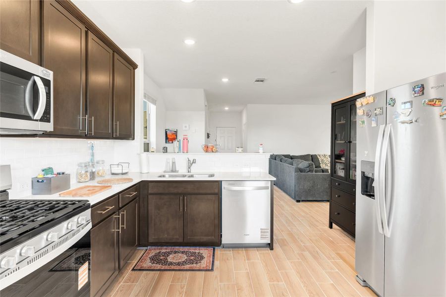 Furnished interior view inside a new home in , Liberty Hill (Image 11).