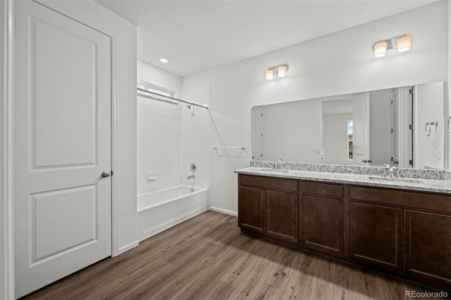Furnished interior view inside a new home in Terrain Oak Valley, Castle Rock (Image 6).