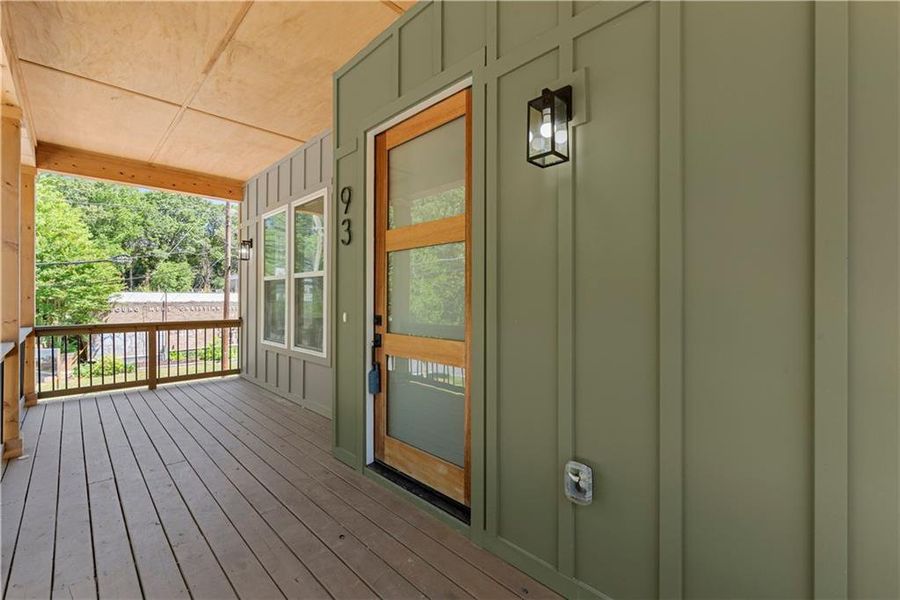 Exterior details and patio area of a home in , Atlanta (Image 25).