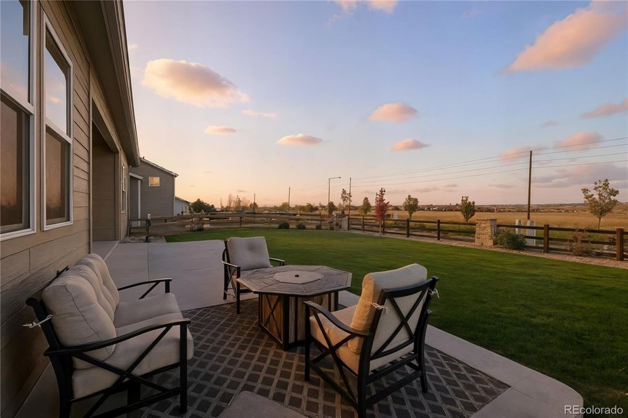 Exterior details and patio area of a home in , Erie (Image 2). Exterior details and patio area of a home in , Erie (Image 2).