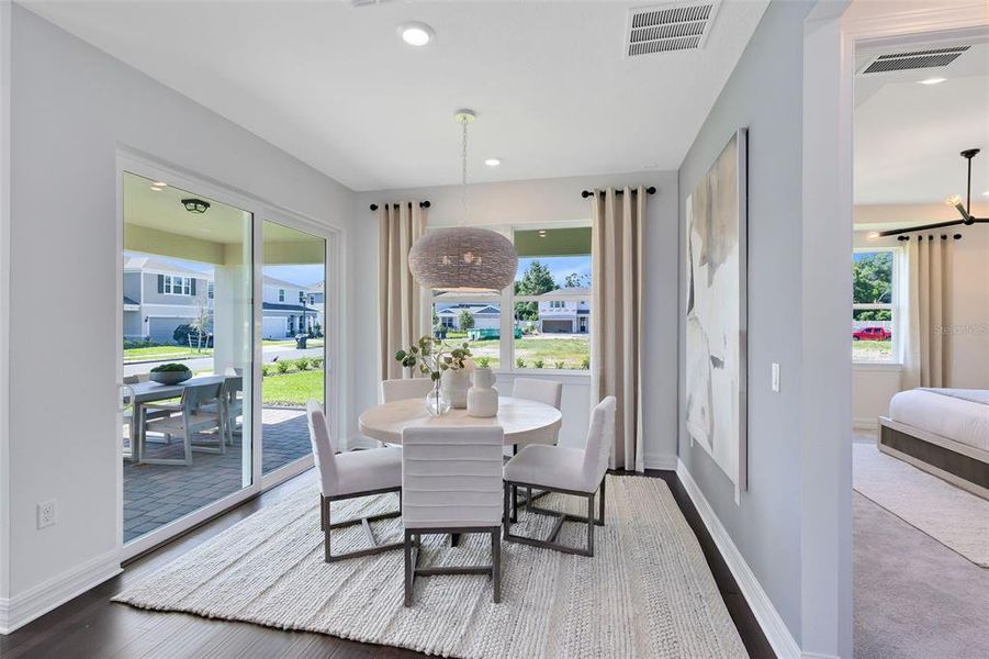 Furnished interior view inside a new home in EverBe, Orlando (Image 11). Furnished interior view inside a new home in EverBe, Orlando (Image 11).