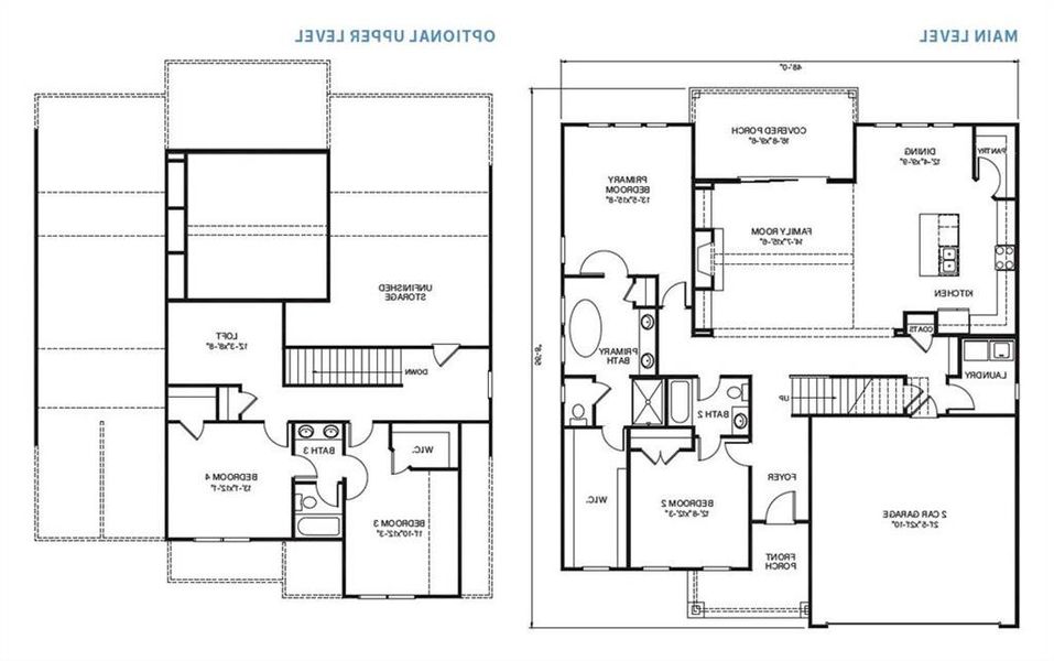 2D floor plan layout of this home in , Waleska, GA (Image 4).