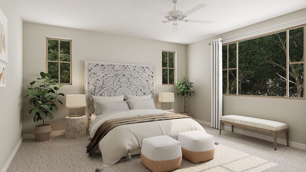 Representative furnished interior of a home built from the Azalea Plan 3005 by Tri Pointe Homes in Waterston Central, Gilbert (Image 6).