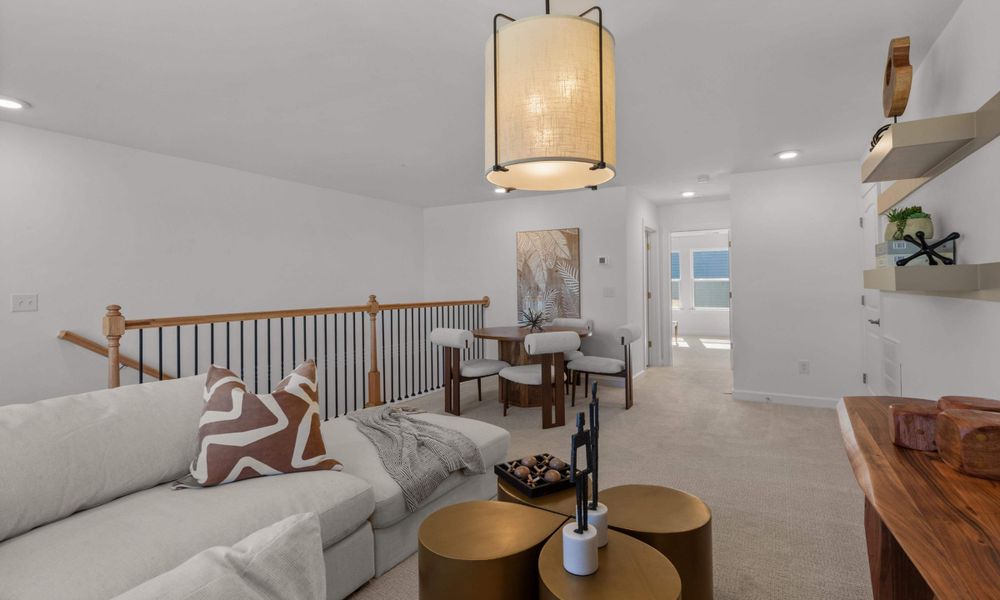 Furnished interior view inside a new home in Bridgewater - Shorehaven Village, Little River (Image 39).