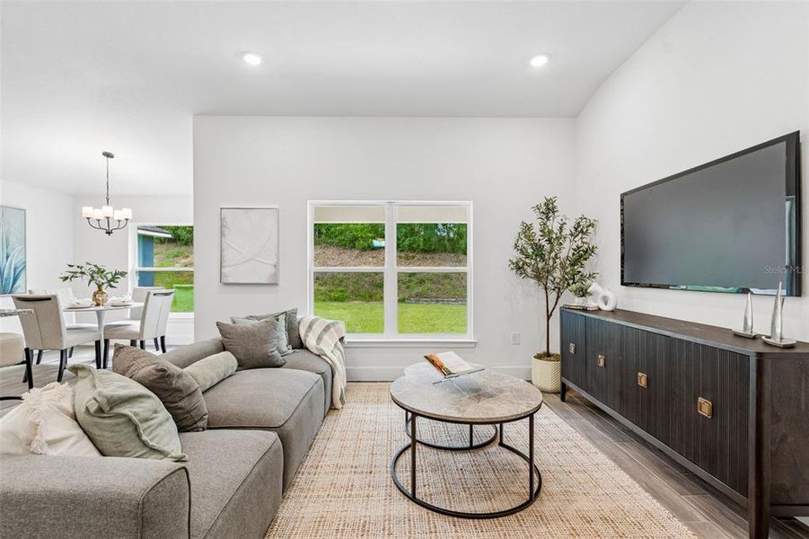 Furnished interior view inside a new home in Abbey Glen, Dade City (Image 62). Furnished interior view inside a new home in Abbey Glen, Dade City (Image 62).