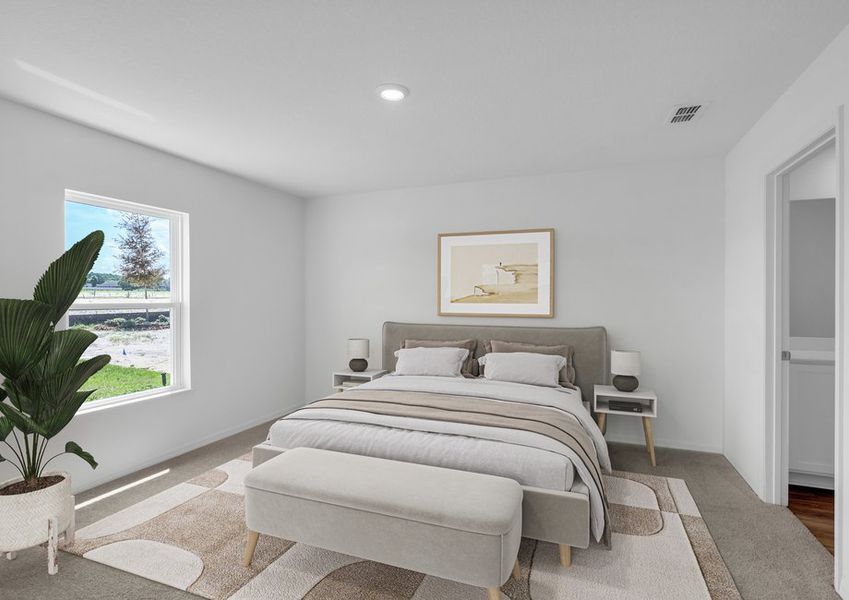 Cozy up in bed after a long day