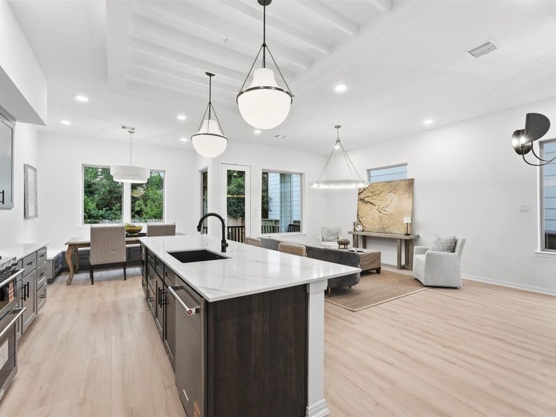 Furnished interior view inside a new home in , Houston (Image 13).