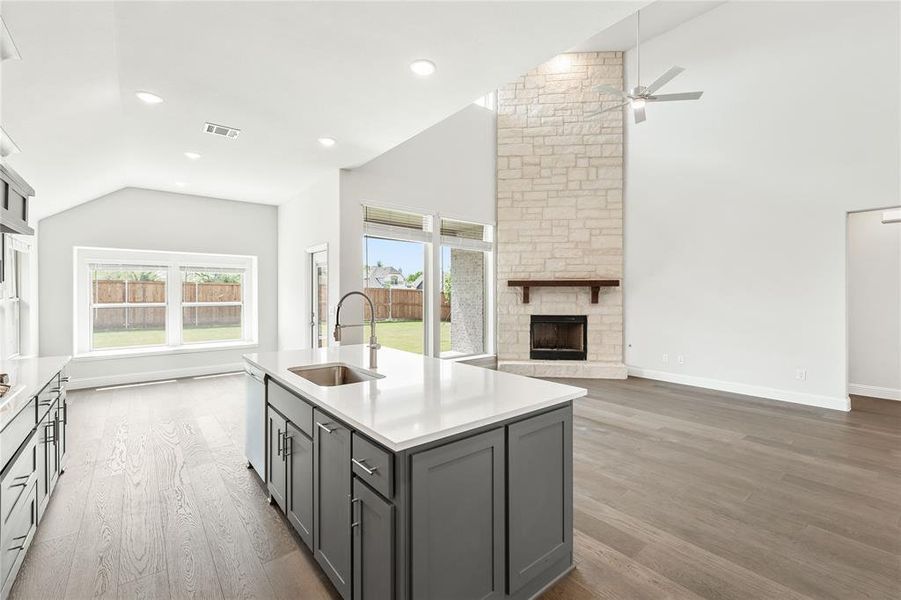Furnished interior view inside a new home in Liberty, Melissa (Image 14). Furnished interior view inside a new home in Liberty, Melissa (Image 14).