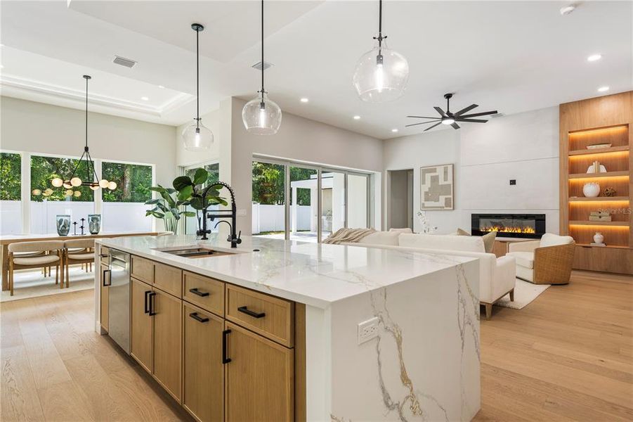 Furnished interior view inside a new home in , Winter Park (Image 19).