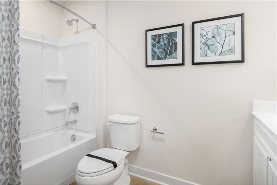 Furnished interior view inside a new home in Moore Farm Townhomes, Indian Trail (Image 14).