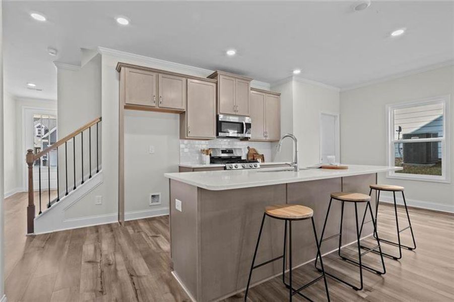 Furnished interior view inside a new home in Stratford at NatureWalk, Dallas (Image 28).