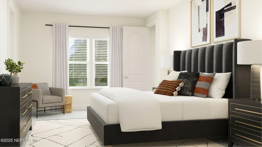 Furnished interior view inside a new home in Silver Falls Single Family at SilverLeaf: Silver Falls 50s at SilverLeaf, St. Johns (Image 5).