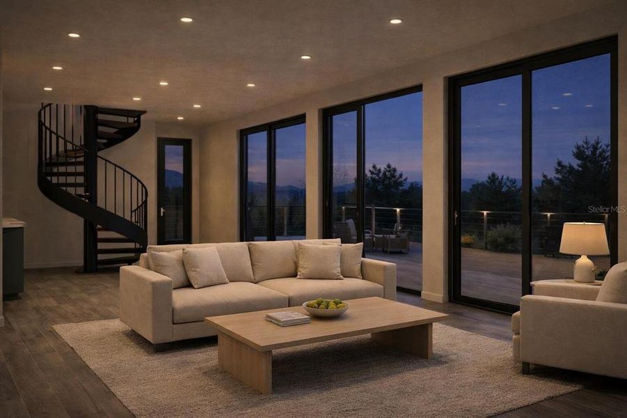 Furnished interior view inside a new home in , Georgetown (Image 10).