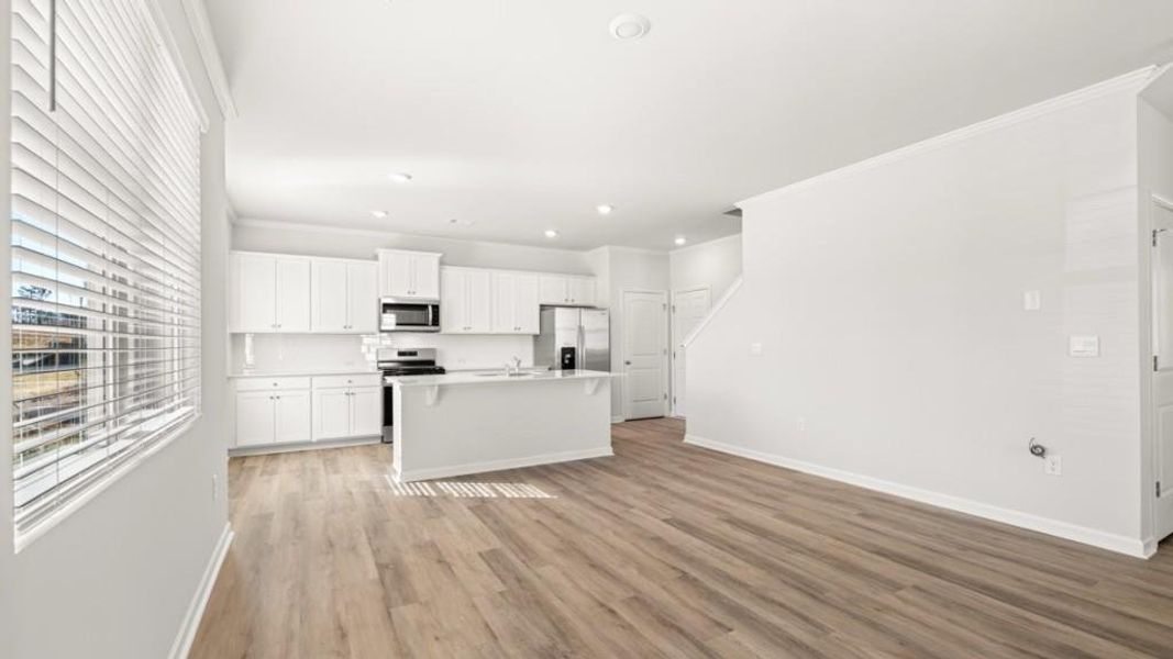 Spacious, unfurnished interior of a new home in Braselton Village, Braselton (Image 22).