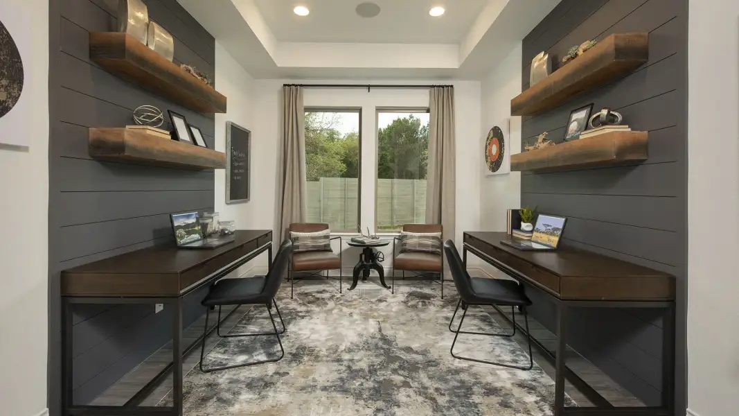 Furnished interior view inside a new home in Wolf Ranch, Georgetown (Image 5).