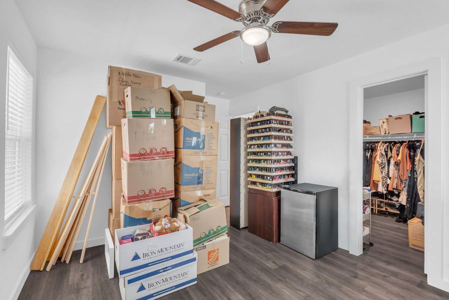 Looking back at the Primary bedroom you can see the entrance to the room and the walk in closet. Floor plan of the entire unit is attached to the listing. Looking back at the Primary bedroom you can see the entrance to the room and the walk in closet. Floor plan of the entire unit is attached to the listing.