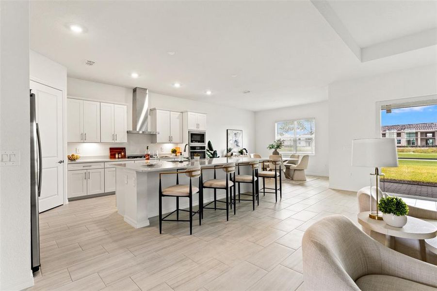 Furnished interior view inside a new home in , Lakewood Ranch (Image 8). Furnished interior view inside a new home in , Lakewood Ranch (Image 8).