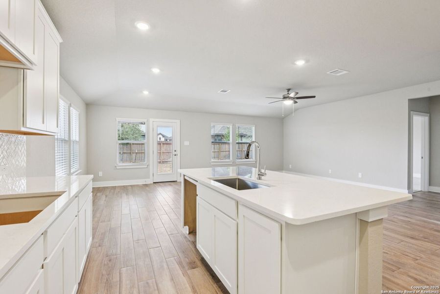 Furnished interior view inside a new home in Carmel Ranch, Schertz (Image 8).