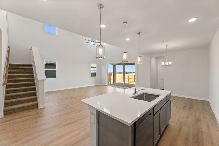 Representative furnished interior of a home built from the Poinseta by Hakes Brothers in Hickory Ridge, Elmendorf (Image 15). Representative furnished interior of a home built from the Poinseta by Hakes Brothers in Hickory Ridge, Elmendorf (Image 15).