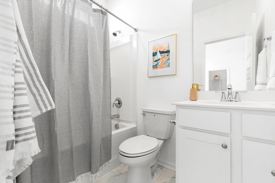 Furnished interior view inside a new home in , Summerville (Image 25).