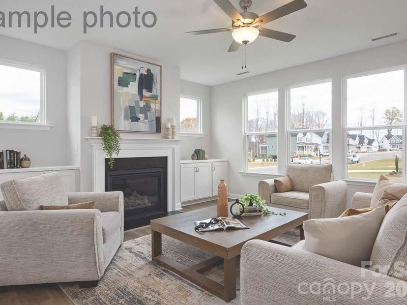 Furnished interior view inside a new home in Enclave at Belmont, Belmont (Image 6).